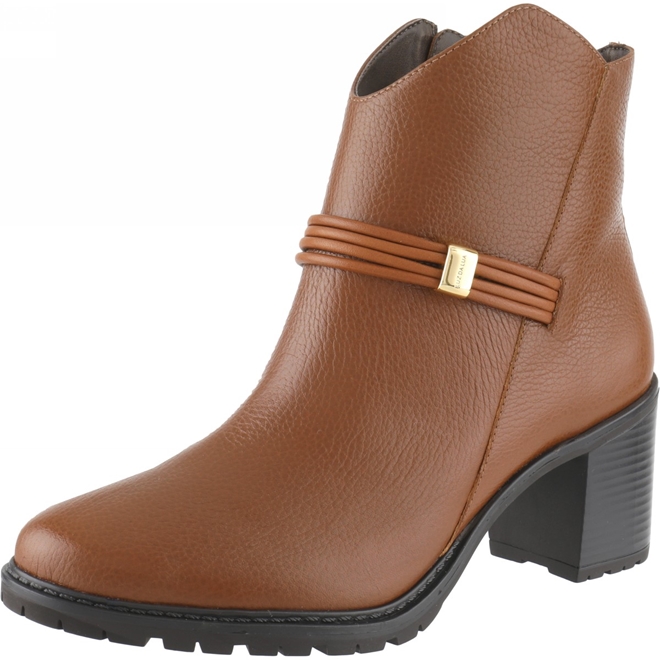 Bota store pluma marrom