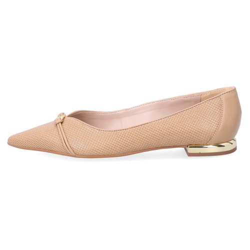 Rasteira DAFITI SHOES Com Pedras Nude - Compre Agora