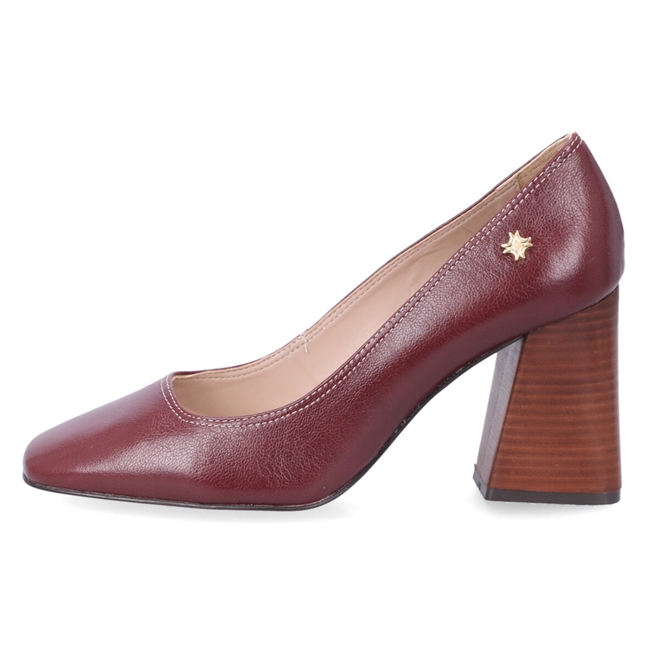 Scarpin na sale cor marsala